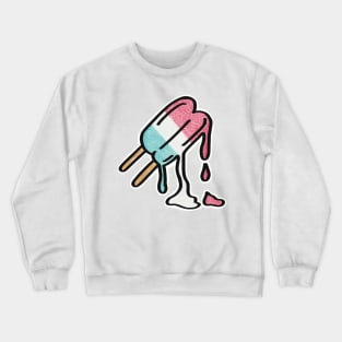 Summer’s Melting Away - Fun and fresh digitally illustrated graphic design - Hand-drawn art perfect for stickers and mugs, legging, notebooks, t-shirts, greeting cards, socks, hoodies, and more Crewneck Sweatshirt